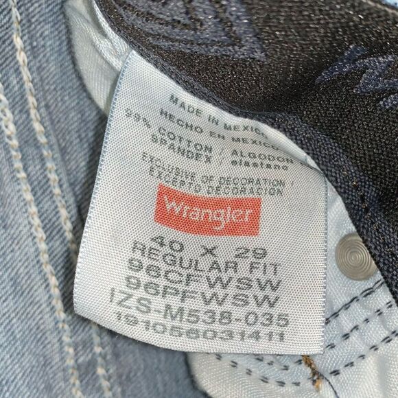 WRANGLER Jeans Men's 40 x 29 FIVE STAR PREMIUM PERFORMANCE REGULAR Straight FIT - Picture 5 of 7